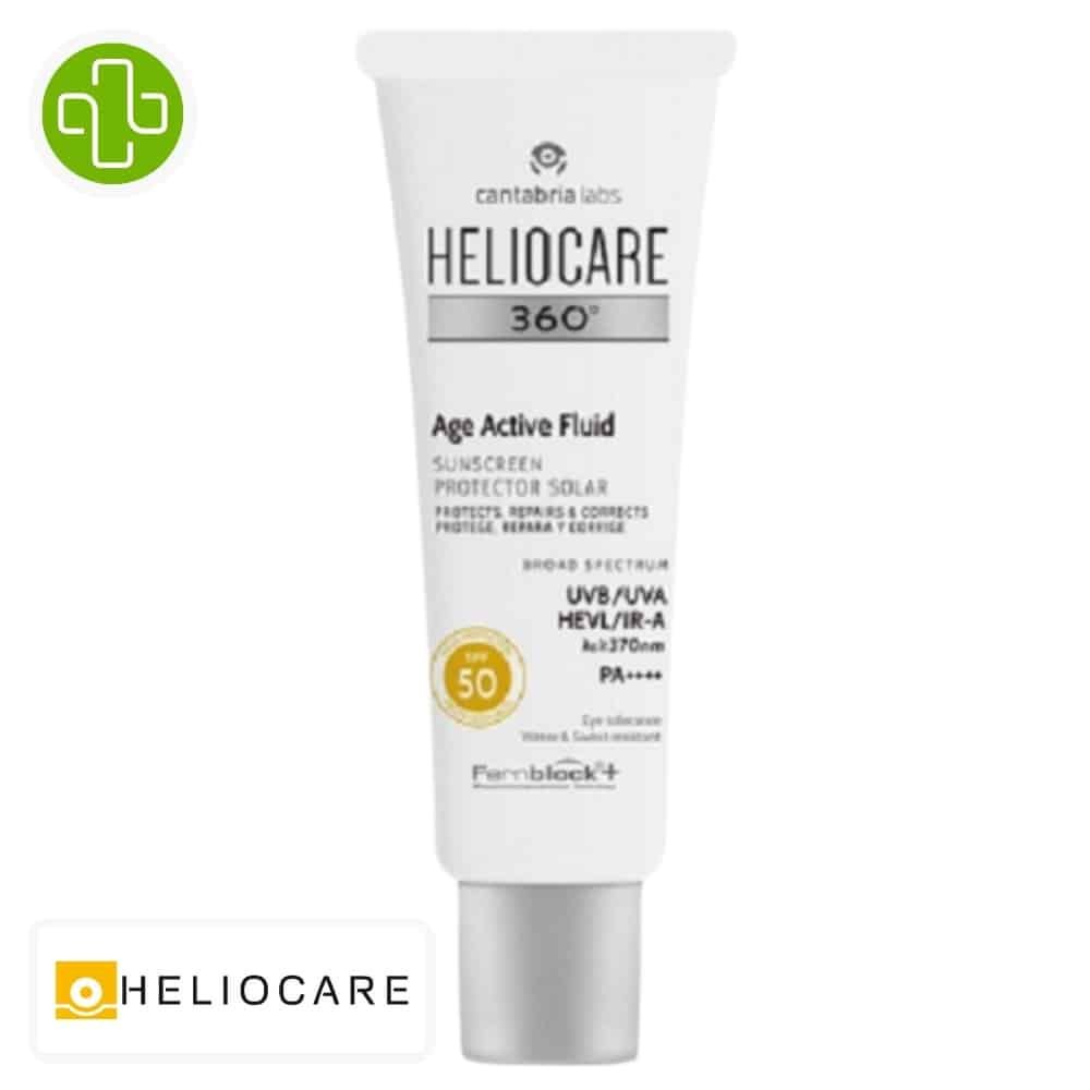 heliocare – 360° age active fluide ultra leger spf50 – 50ml