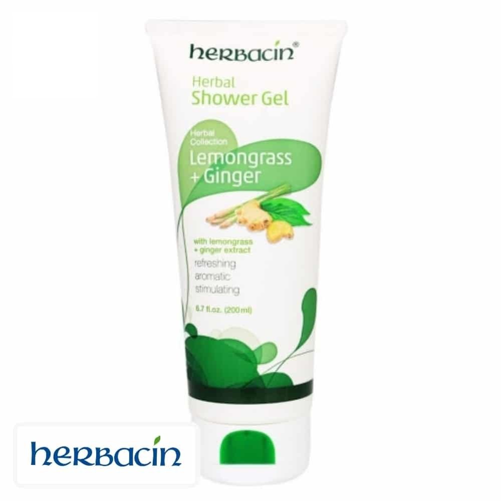 herbacin – herbal gel douche citronnelle et gingembre – 200ml
