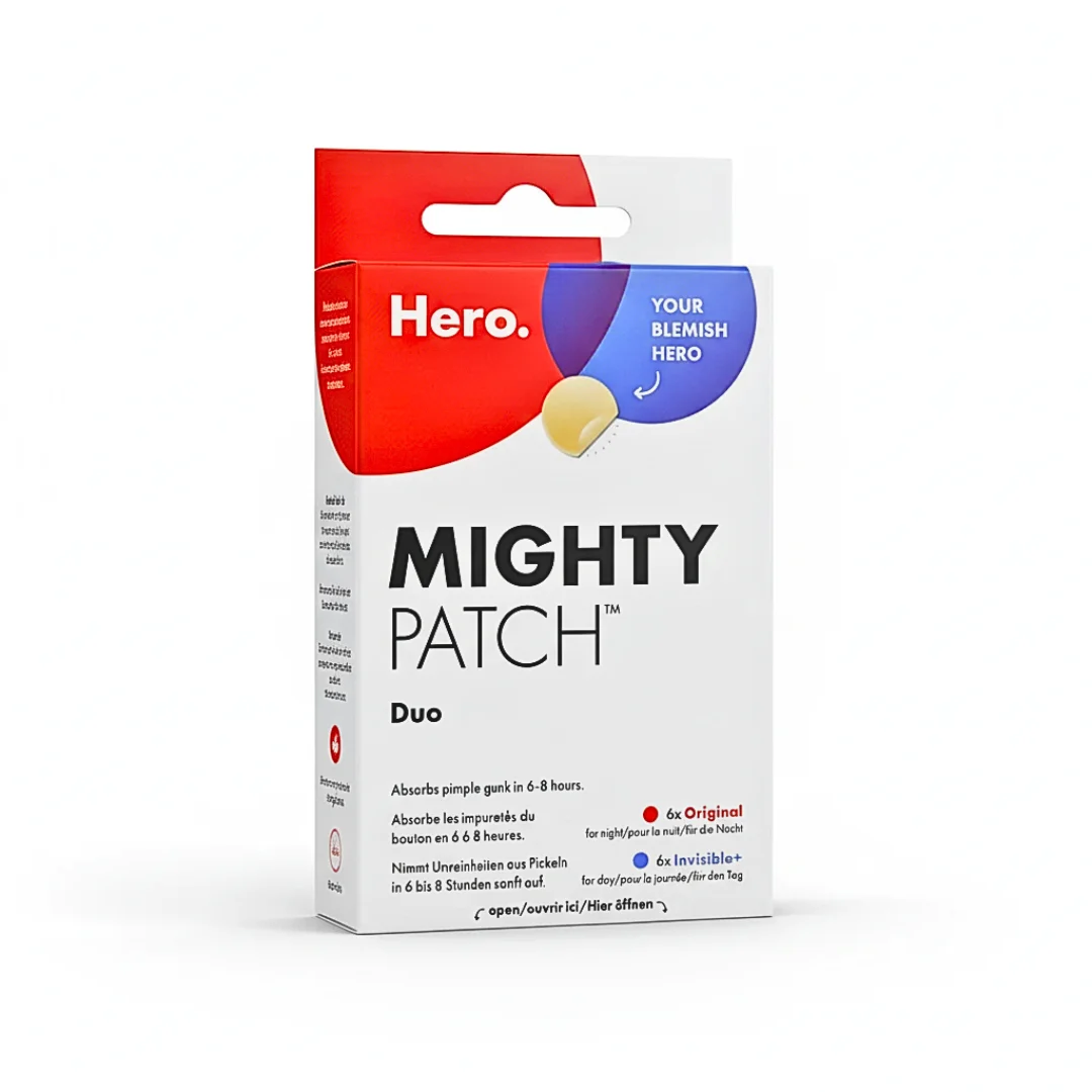 hero – mighty patch duo 12 pieces 6 orginal+6 invisible