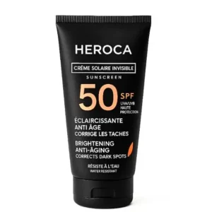 heroca – sunscreen creme solaire invisible spf50+ – 50ml