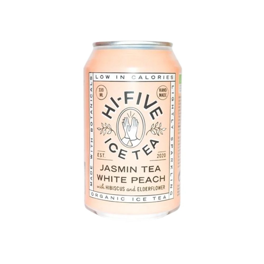 hi five – ice tea peach blanche the jasmin – 330ml