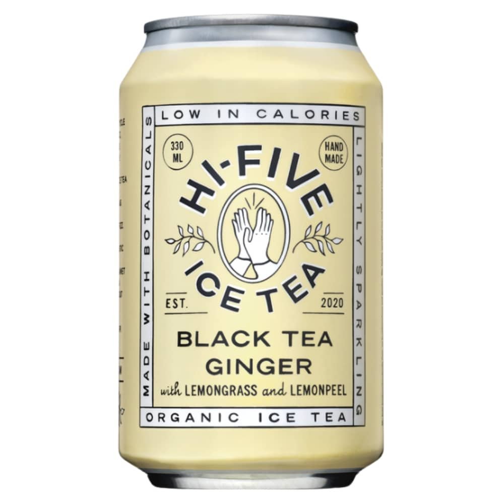 hi five – ice tea the noir gingembre naturel – 330ml