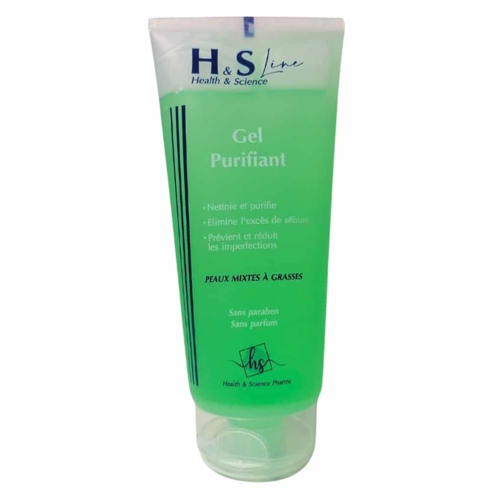 hs line – gel nettoyant purifiant – 200ml