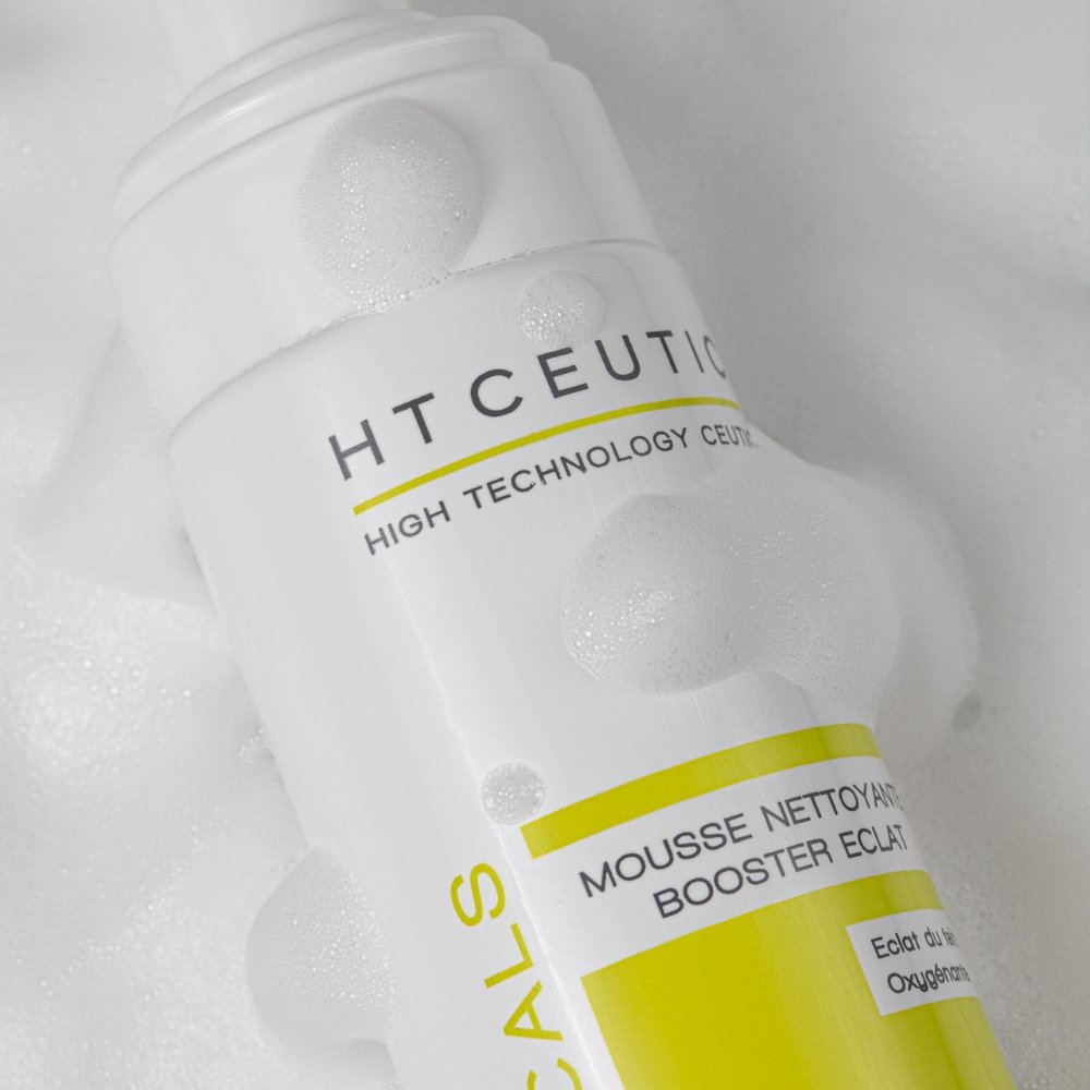 ht ceutic – mousse nettoyante booster eclat – 150ml ht ceutic – mousse nettoyante booster eclat – 150ml