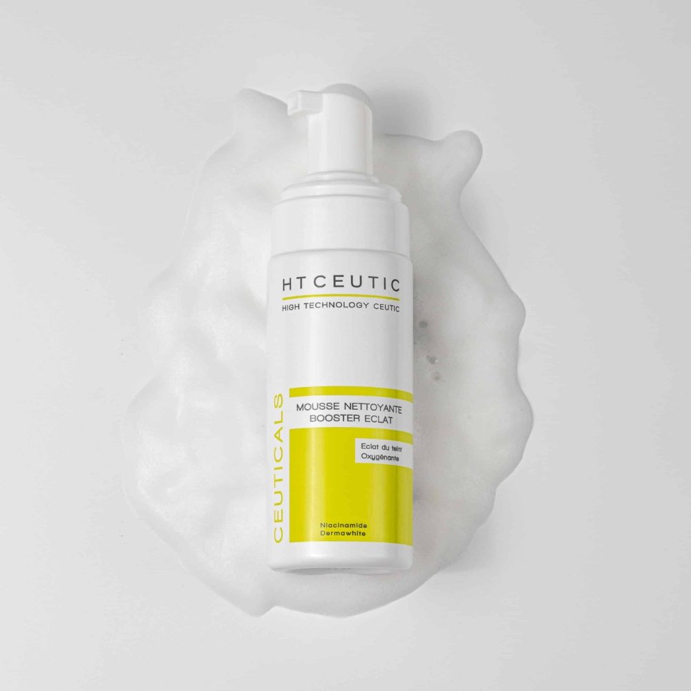 ht ceutic – mousse nettoyante booster eclat – 150ml ht ceutic – mousse nettoyante booster eclat – 150ml