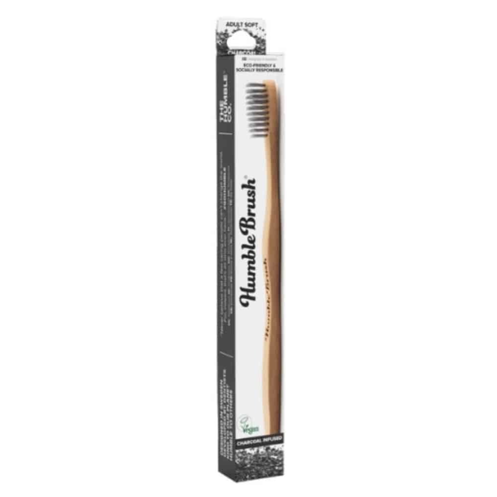 humble – brosse a dents au charbon en bambou – 1u