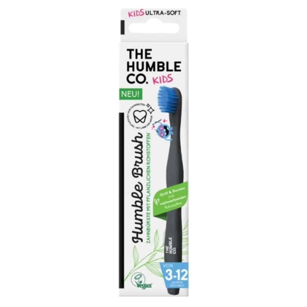 humble – kids brosse a dents a base de plantes noire – 1u