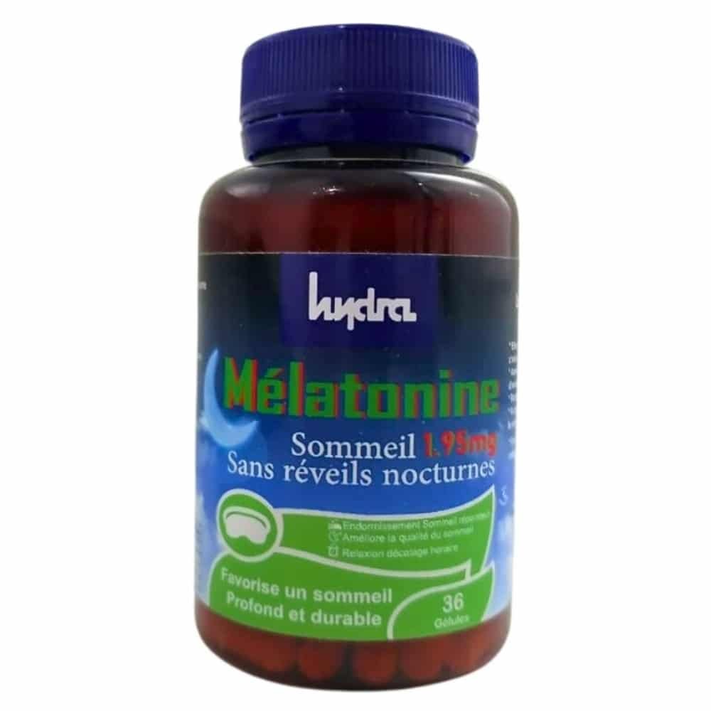 hydra plus – melatonine sommeil 1.95mg – 36 gelules