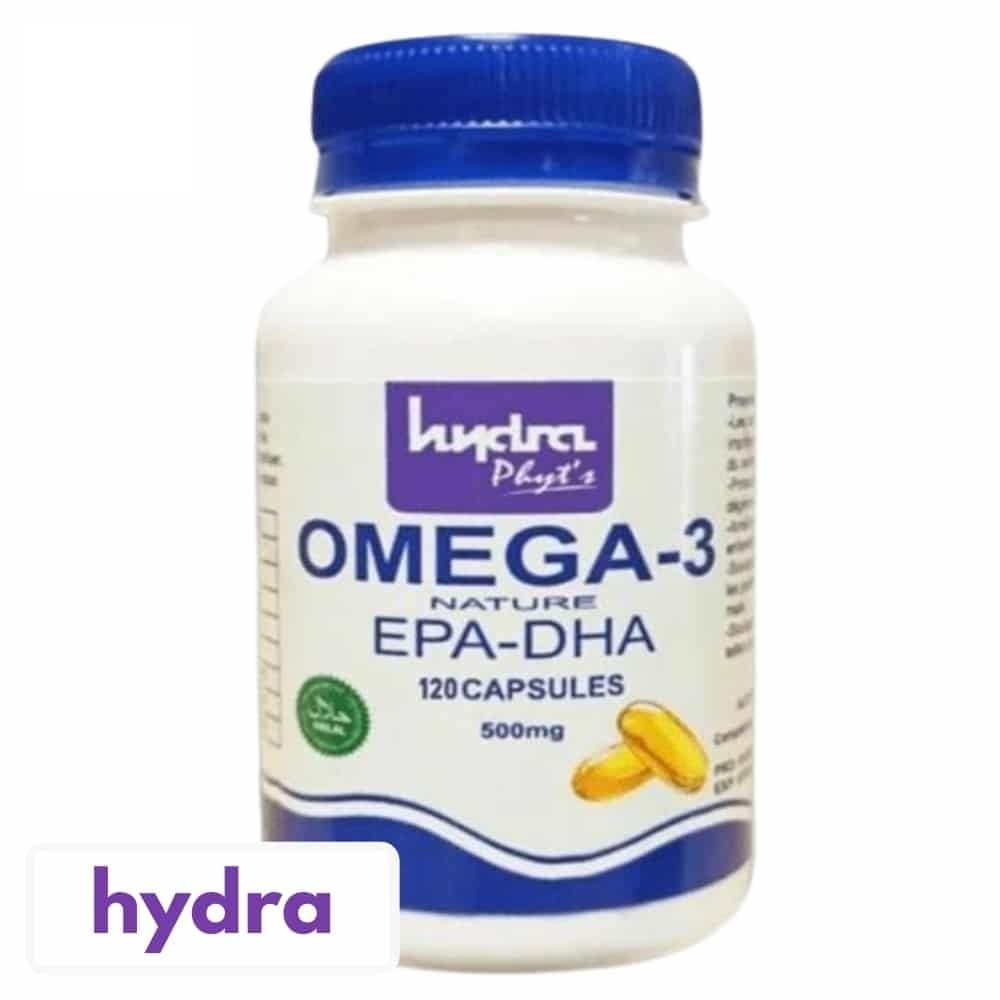 hydra plus – omega 3 nature epa dha 500mg – 120 capsules