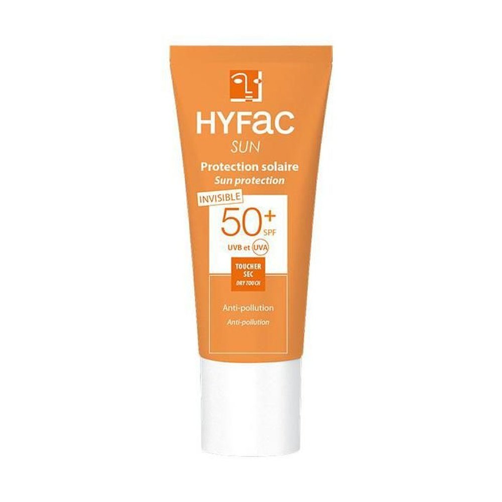hyfac – creme solaire invisible spf50+ – 40ml