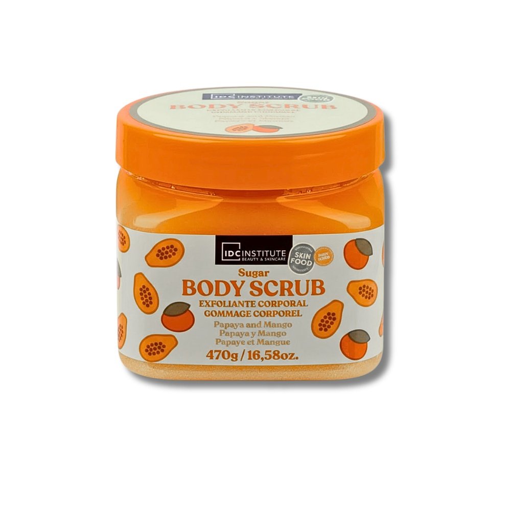 idc institute – gommage corps au sucre papaye et mangue – 470g