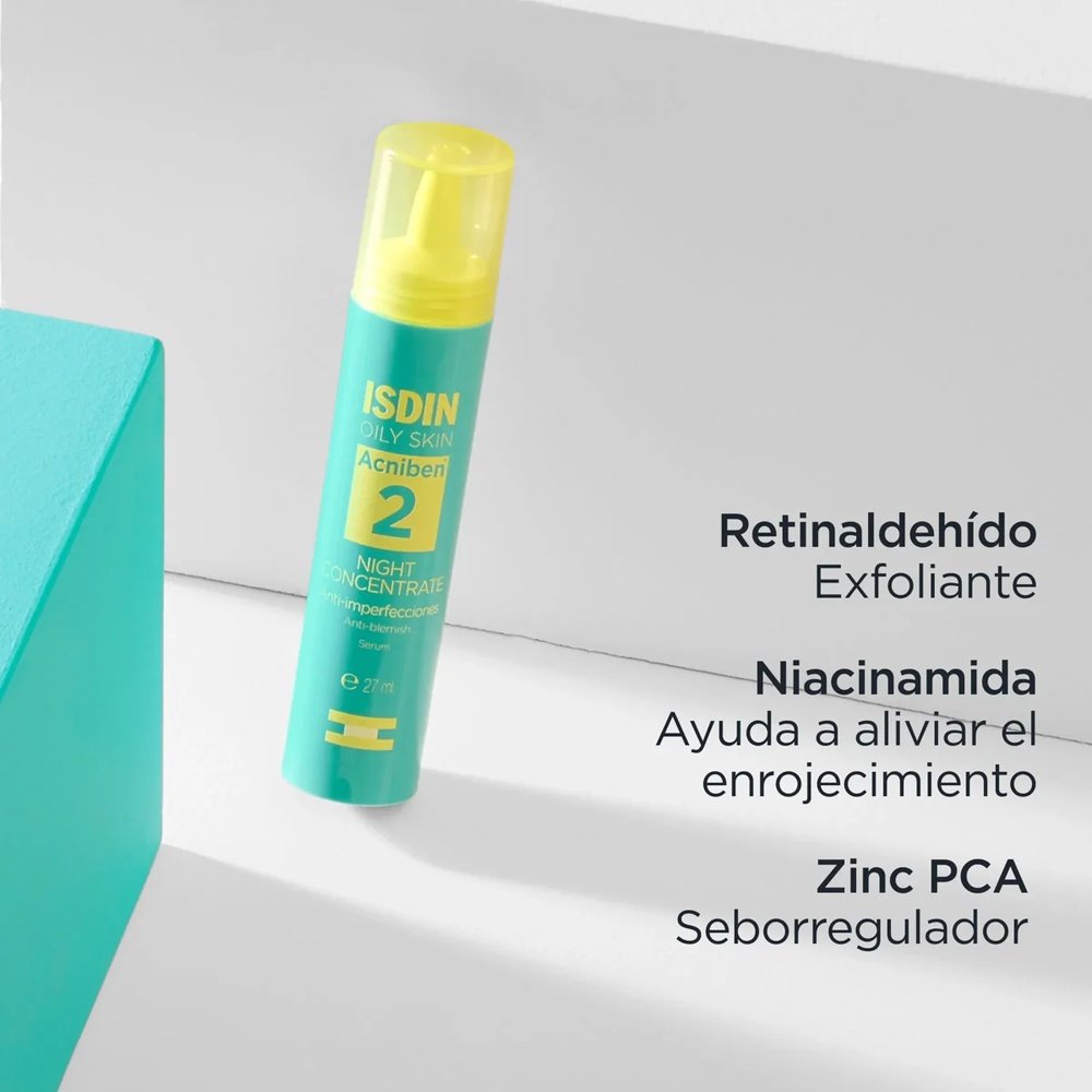 isdin – acniben 2 serum concentre de nuit – 27ml isdin – acniben 2 serum concentre de nuit – 27ml