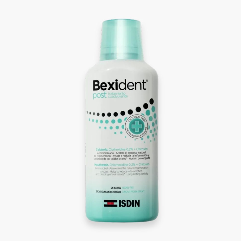 isdin – bexident bain de bouche adjuvant post traitement – 250ml