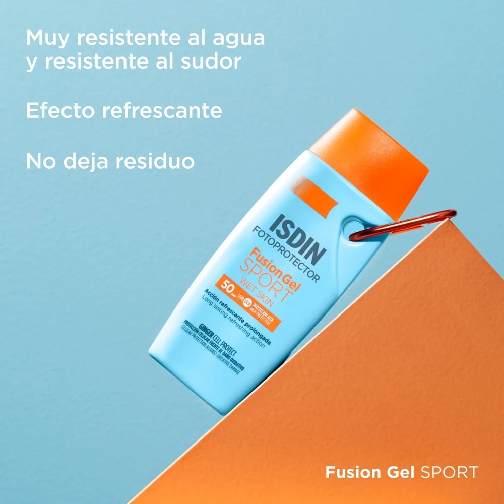 isdin – fotoprotector fusion gel sport slaire wet skin spf50 – 100ml isdin – fotoprotector fusion gel sport slaire wet skin spf50 – 100ml