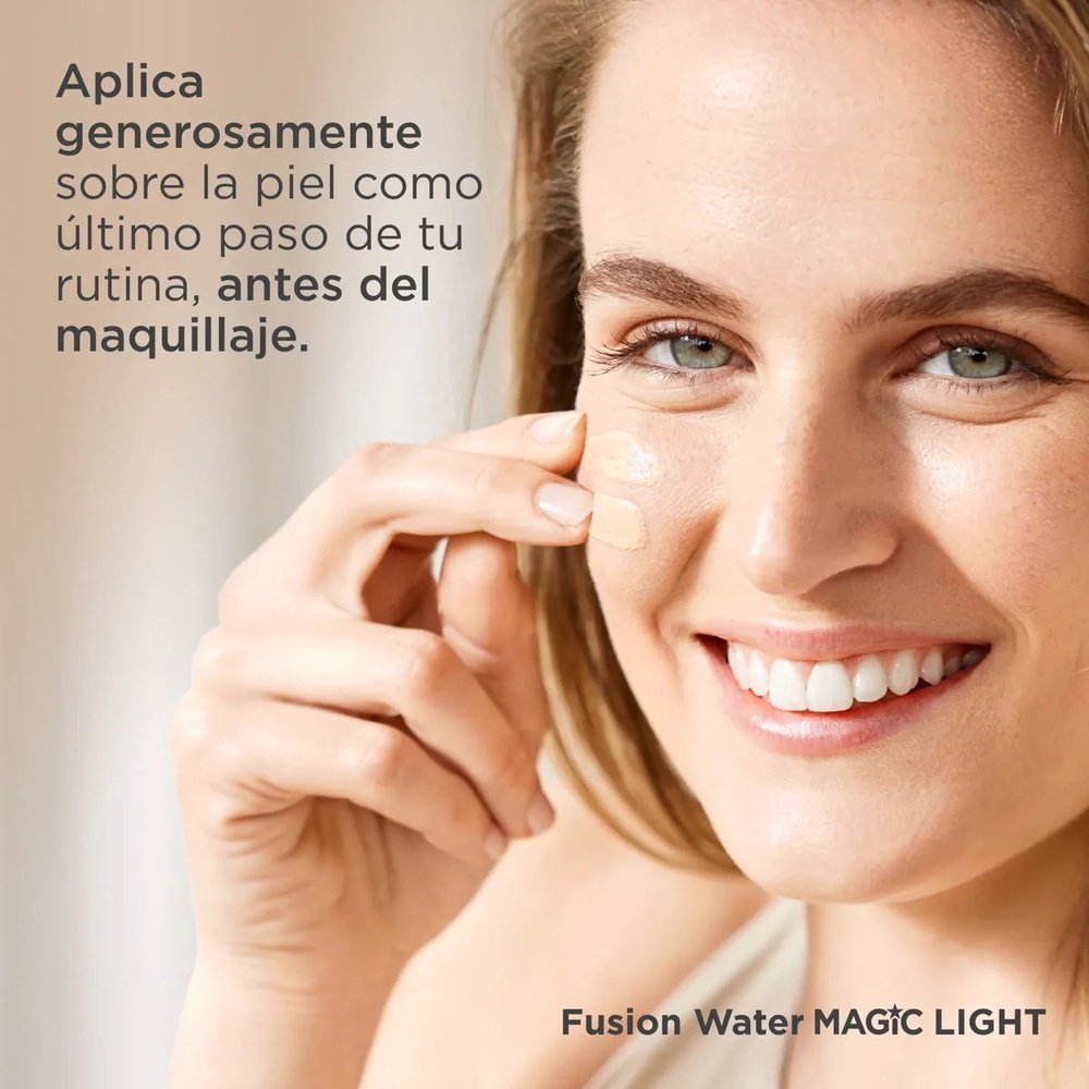 isdin – fotoprotector fusion water magic color solaire teinte light spf50 – 50ml isdin – fotoprotector fusion water magic color solaire teinte light spf50 – 50ml