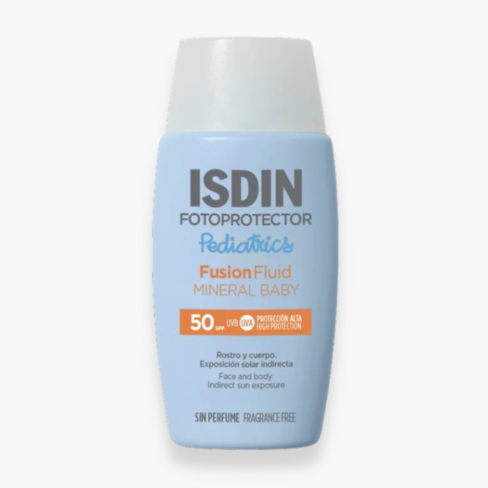 isdin – fotoprotector pediatrics fusion fluid mineral baby solaire invisible spf50 – 50ml