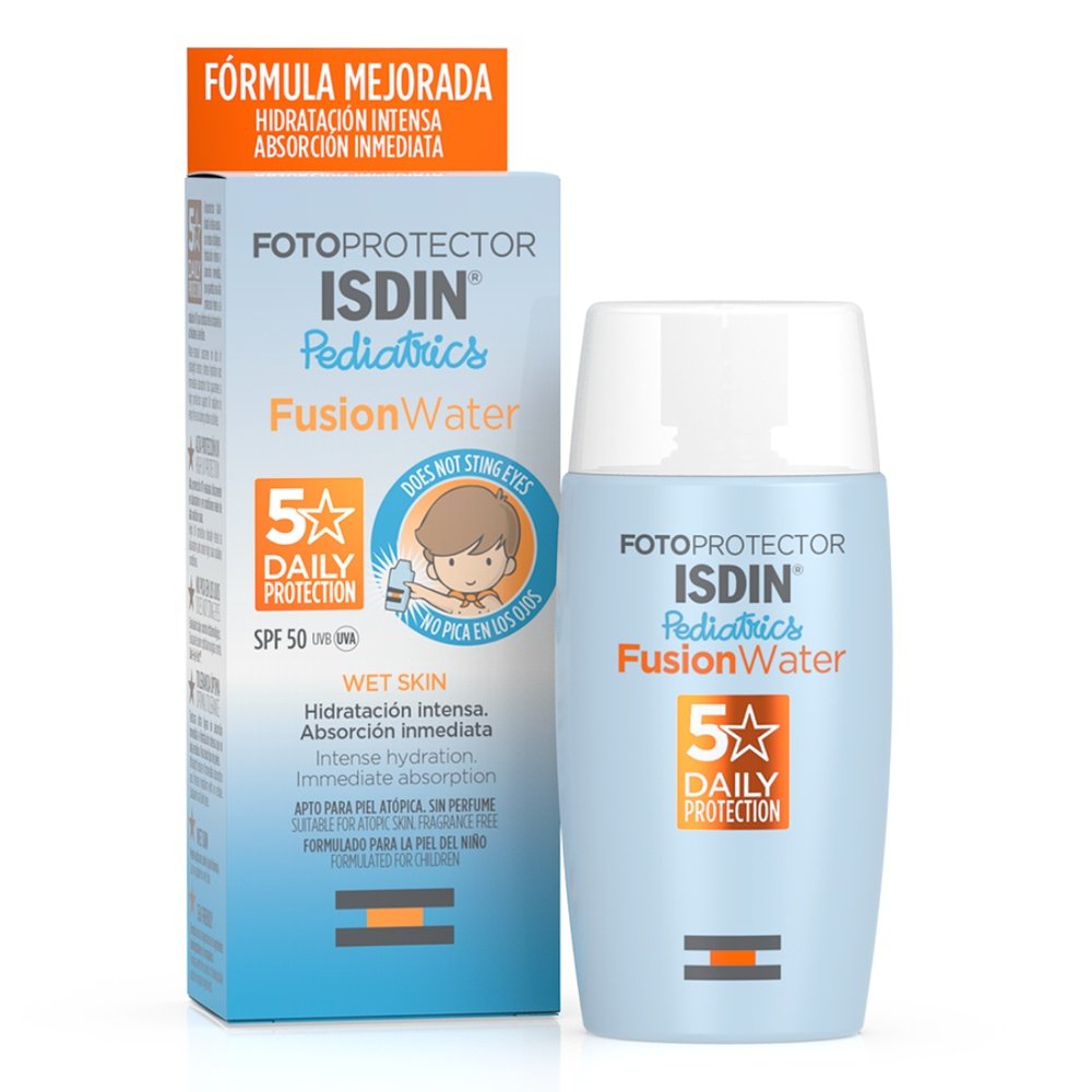 isdin – fotoprotector pediatrics fusion water spf50 – 50ml isdin – fotoprotector pediatrics fusion water spf50 – 50ml