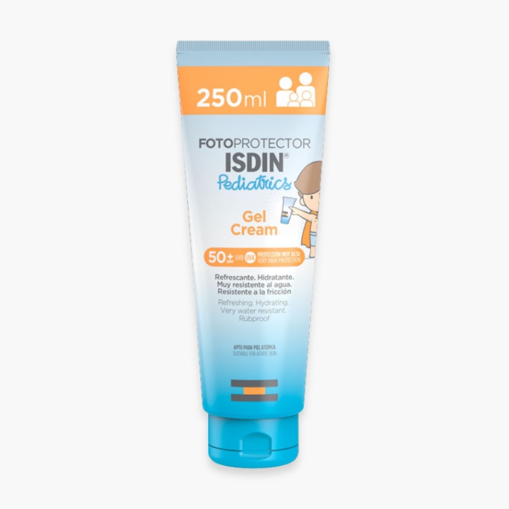 isdin – fotoprotector pediatrics gel cream solaire spf50 – 250ml
