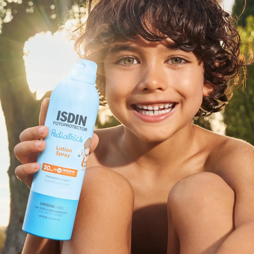 isdin – fotoprotector pediatrics lotion spray solaire spf50 – 250ml isdin – fotoprotector pediatrics lotion spray solaire spf50 – 250ml