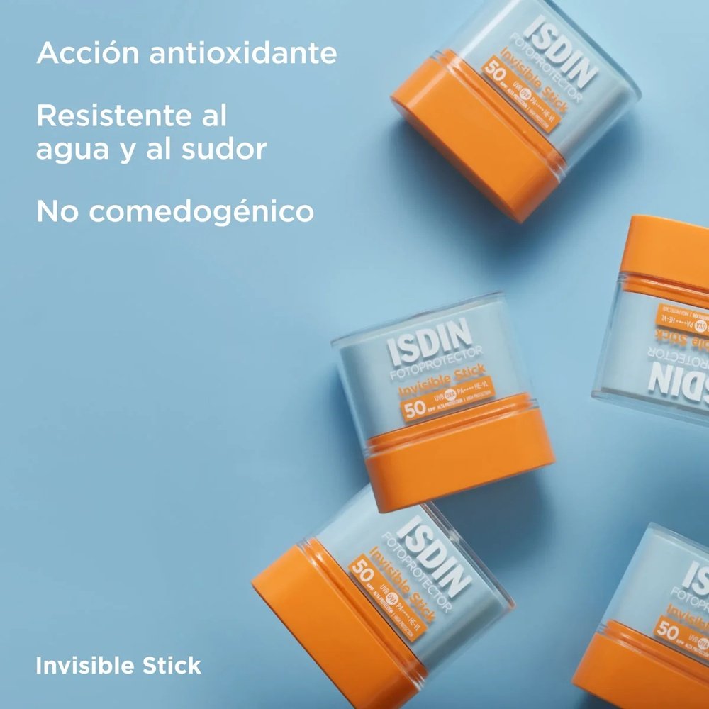 isdin – fotoprotector stick invisible solaire spf50 – 10g isdin – fotoprotector stick invisible solaire spf50 – 10g