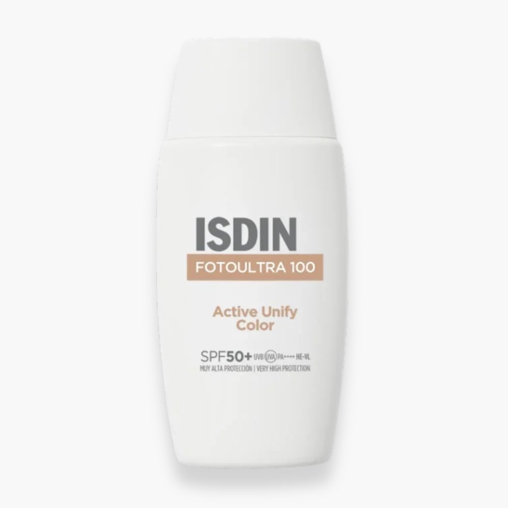 isdin – fotoultra 100 active unify color solaire teinte depigmentant spf50+ – 50ml