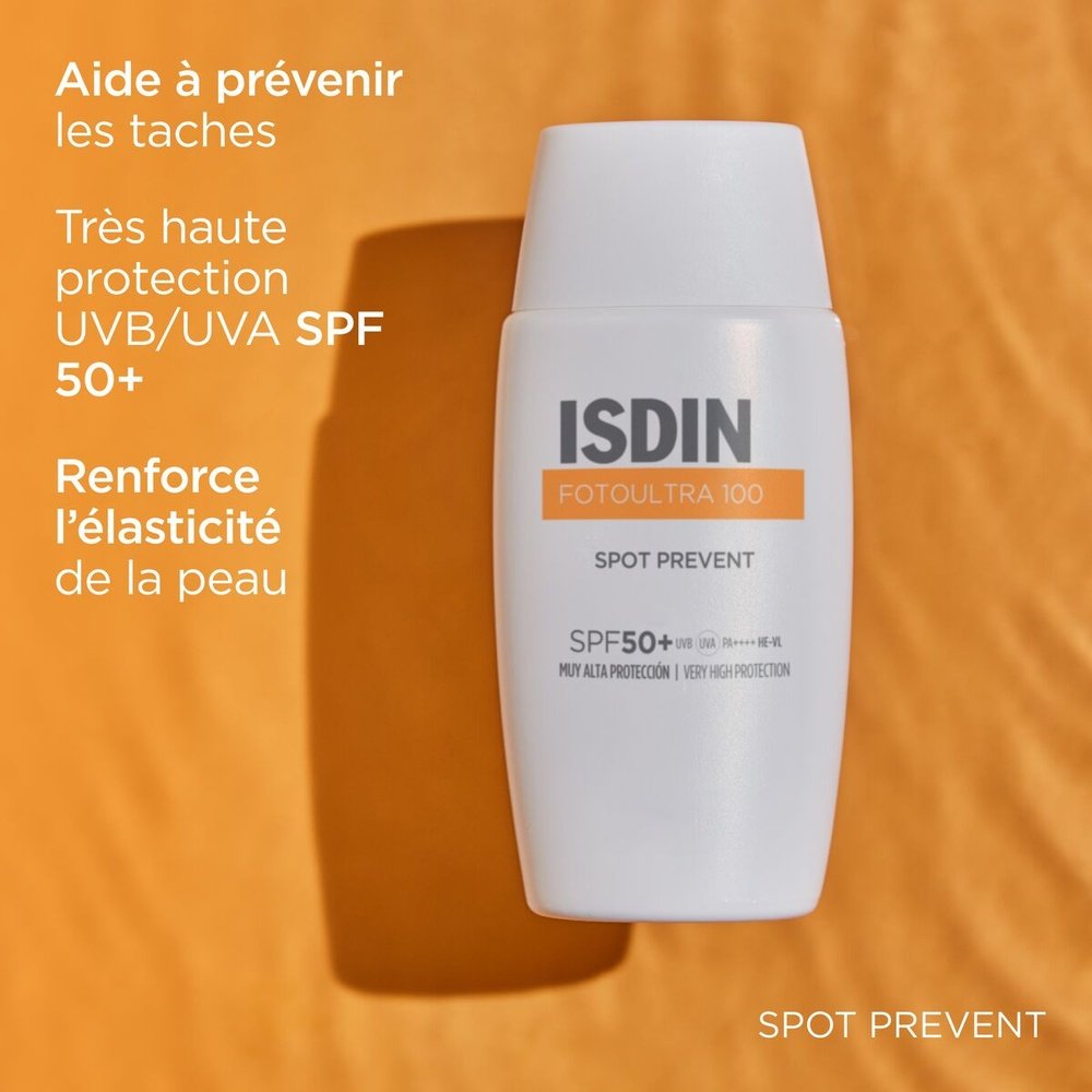 isdin – fotoultra 100 spot prevent solaire spf50+ – 50ml isdin – fotoultra 100 spot prevent solaire spf50+ – 50ml