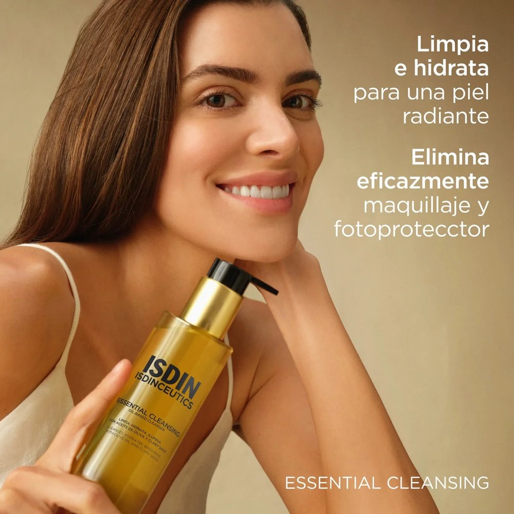 isdin – isdinceutics essential cleansing huile nettoyante – 200ml isdin – isdinceutics essential cleansing huile nettoyante – 200ml