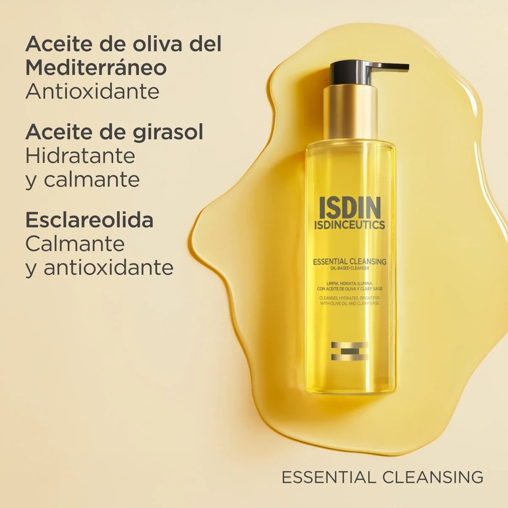 isdin – isdinceutics essential cleansing huile nettoyante – 200ml isdin – isdinceutics essential cleansing huile nettoyante – 200ml