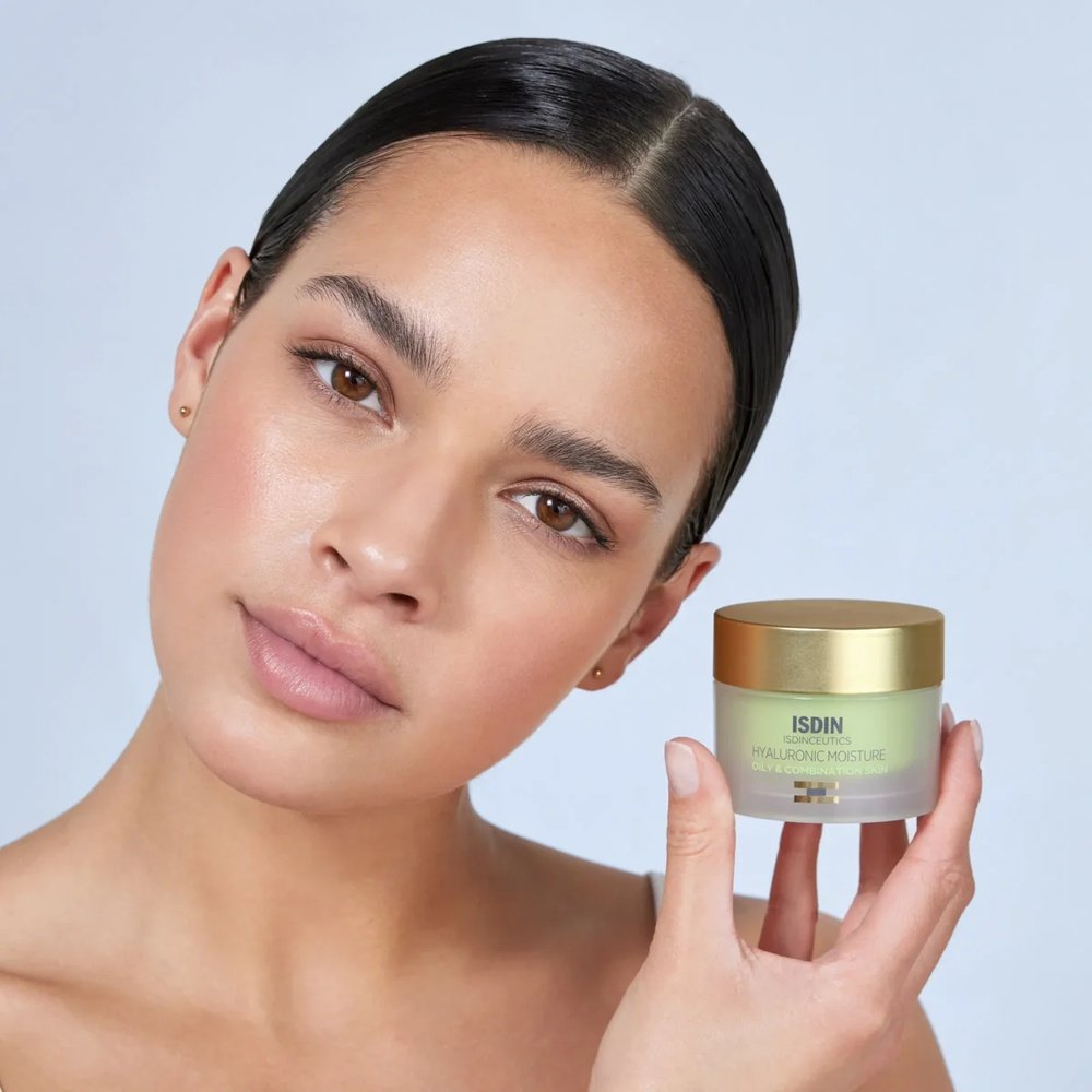 isdin – isdinceutics hyaluronic moisture creme hydratante peau mixte a grasse – 50g isdin – isdinceutics hyaluronic moisture creme hydratante peau mixte a grasse – 50g