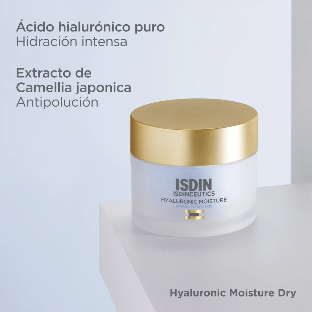 isdin – isdinceutics hyaluronic moisture creme hydratante peau normale a seche – 50g isdin – isdinceutics hyaluronic moisture creme hydratante peau normale a seche – 50g
