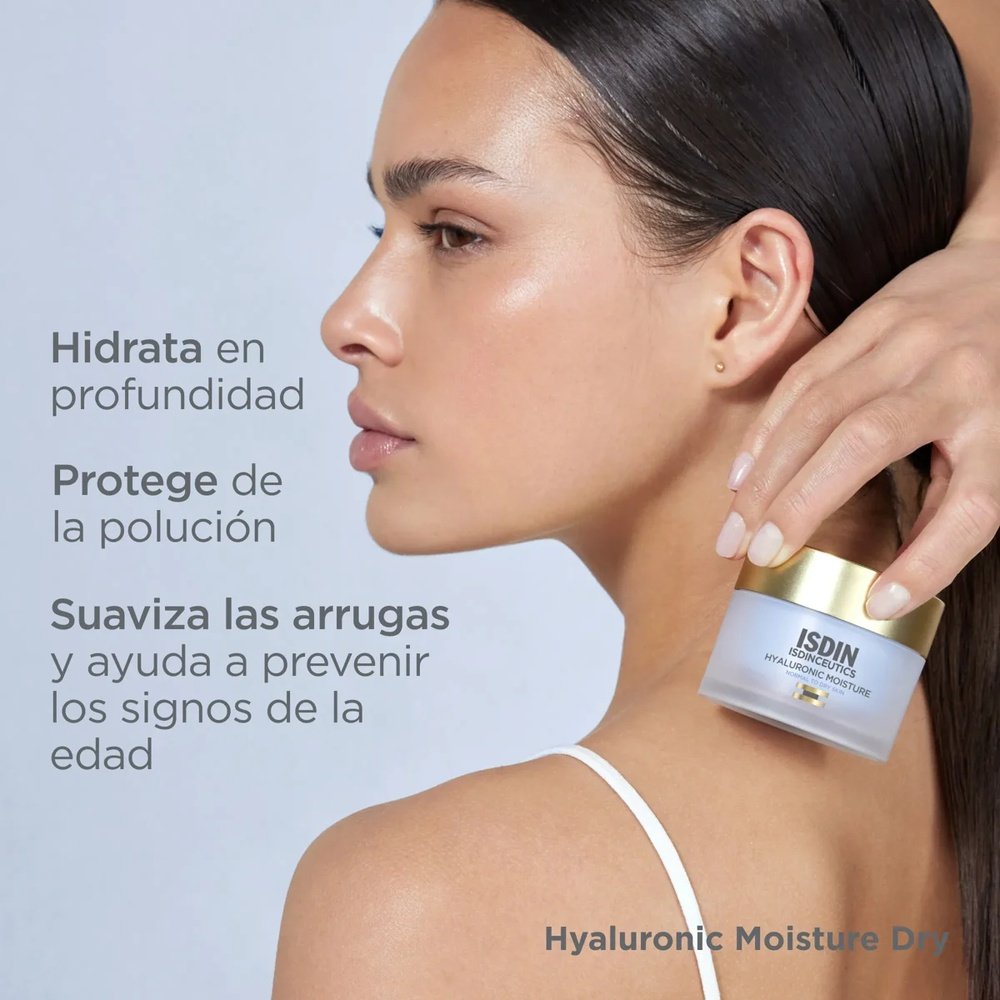isdin – isdinceutics hyaluronic moisture creme hydratante peau normale a seche – 50g isdin – isdinceutics hyaluronic moisture creme hydratante peau normale a seche – 50g