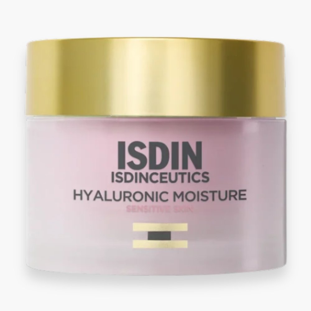 isdin – isdinceutics hyaluronic moisture creme hydratante peau sensible – 50g