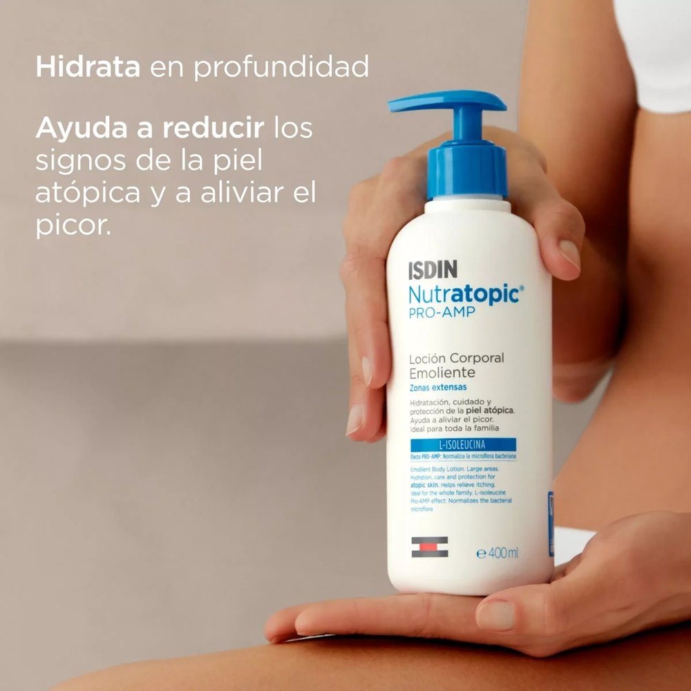 isdin – nutratopic pro amp lotion emolliente – 400ml isdin – nutratopic pro amp lotion emolliente – 400ml