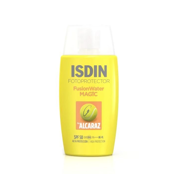 isdin – photoprotector fusion water magic d’alcaraz spf 50