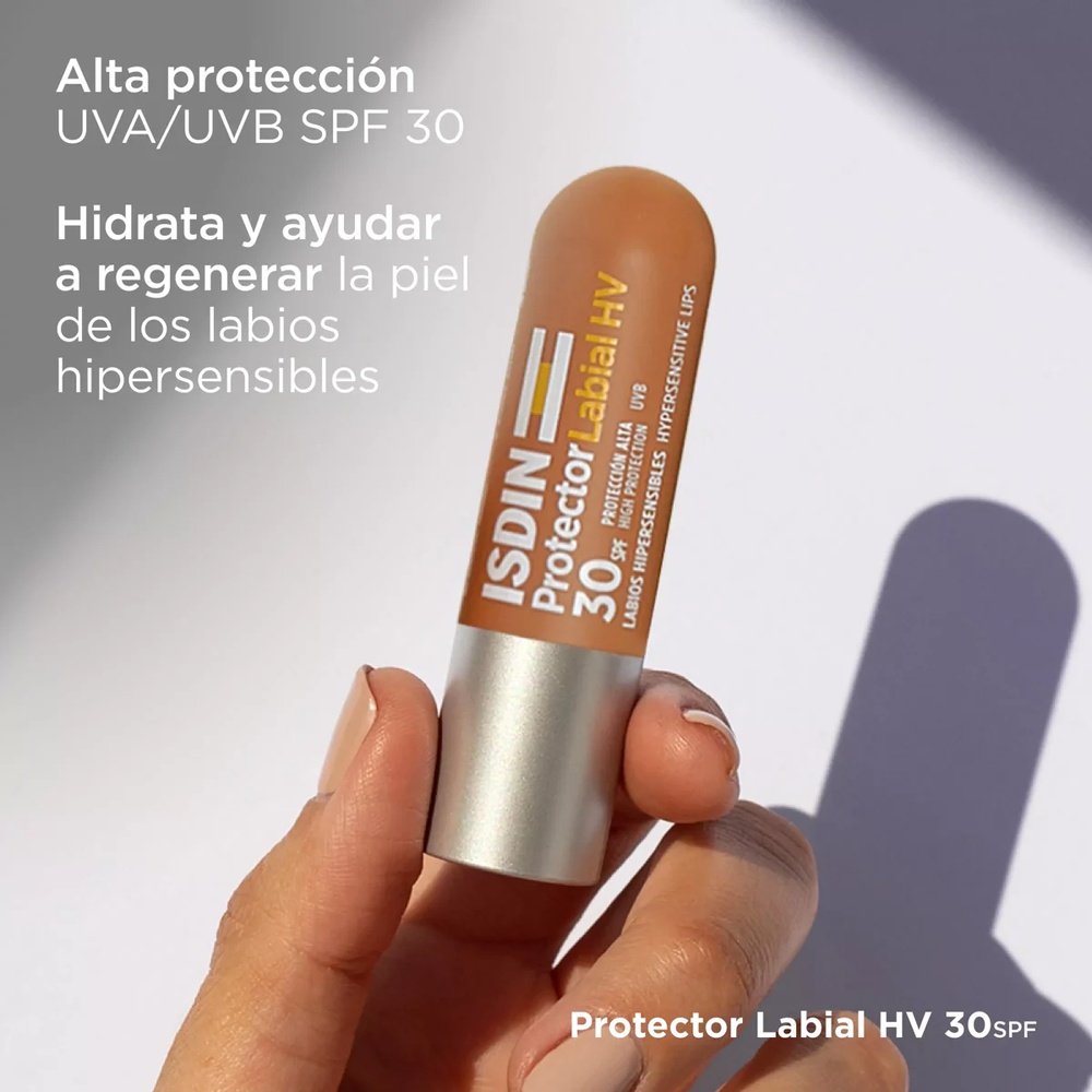 isdin – protector labial hv baume a levres solaire spf30 – 4g isdin – protector labial hv baume a levres solaire spf30 – 4g