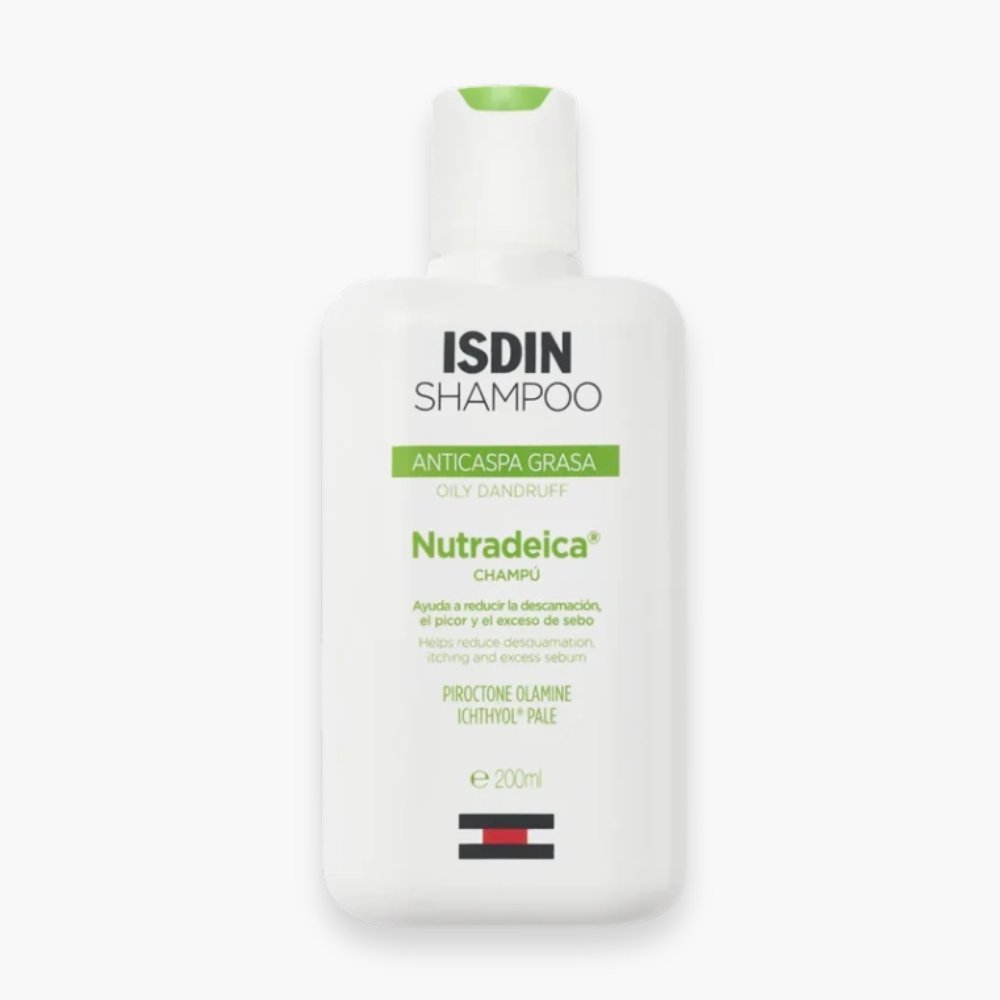 isdin – shampoo shampoing nutradeica antipeliculaire pellicules grasses – 200ml