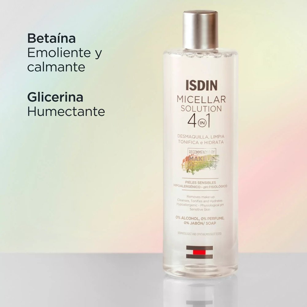 isdin – solution micellaire 4en1 – 400ml isdin – solution micellaire 4en1 – 400ml