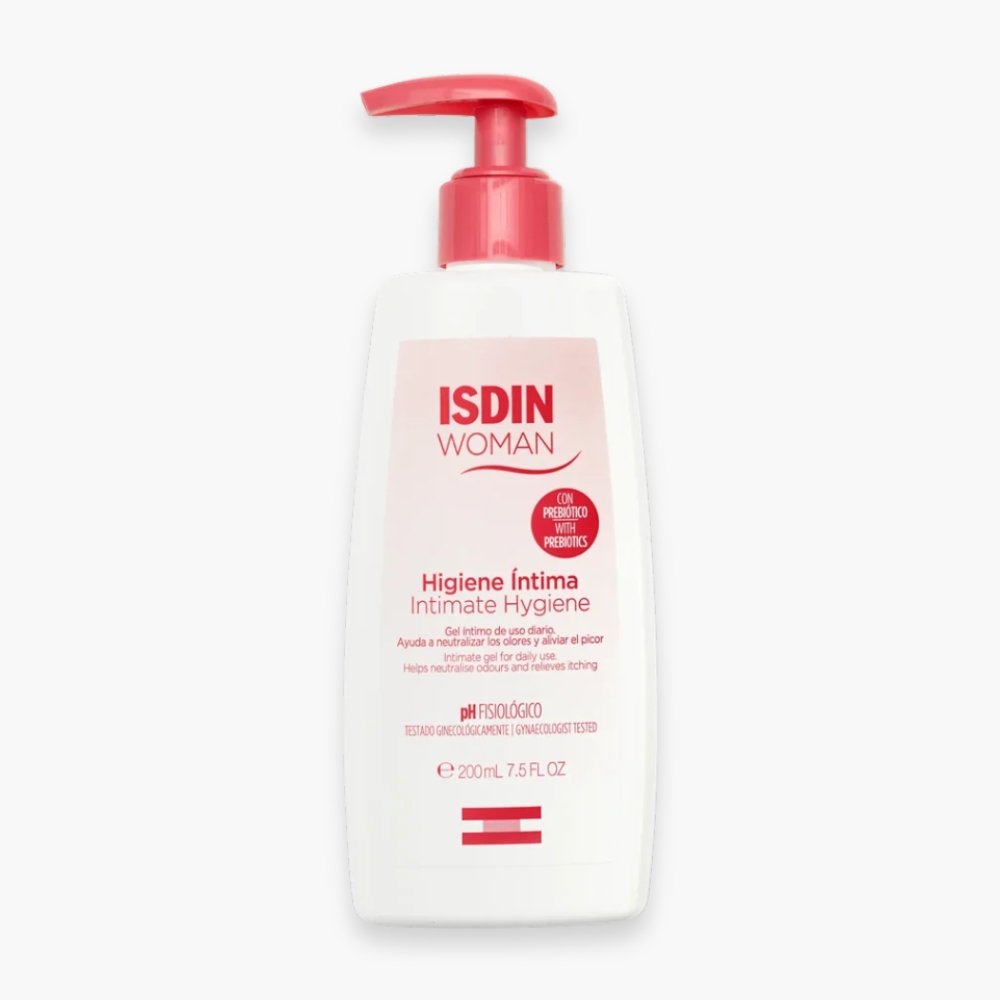 isdin – woman gel nettoyant intime sans savon – 200ml