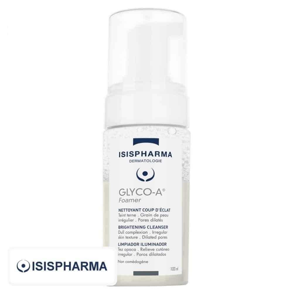 isispharma – glyco a foamer mousse nettoyante coup d’eclat – 100ml