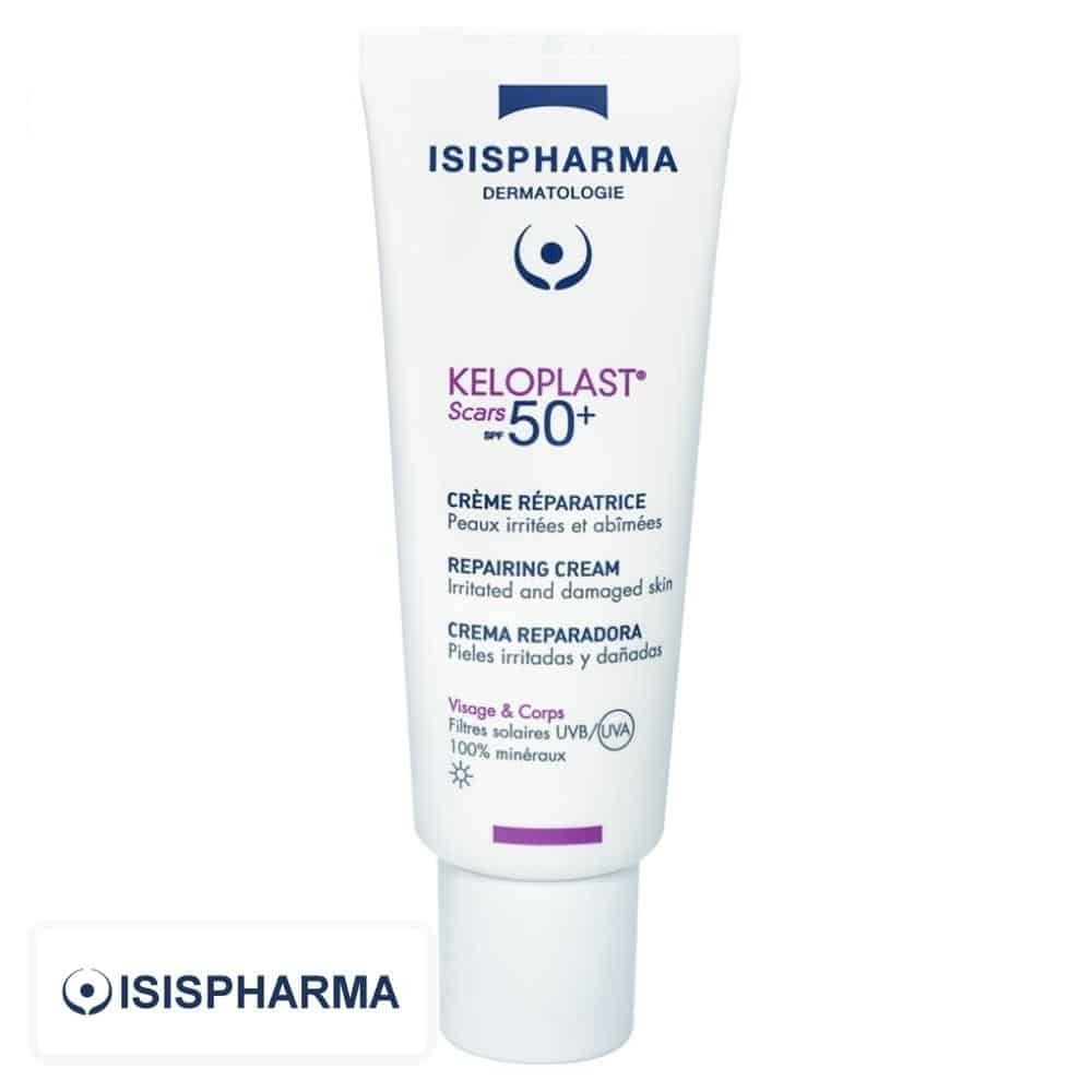 isispharma – keloplast scars spf50+ creme reparatrice – 40ml