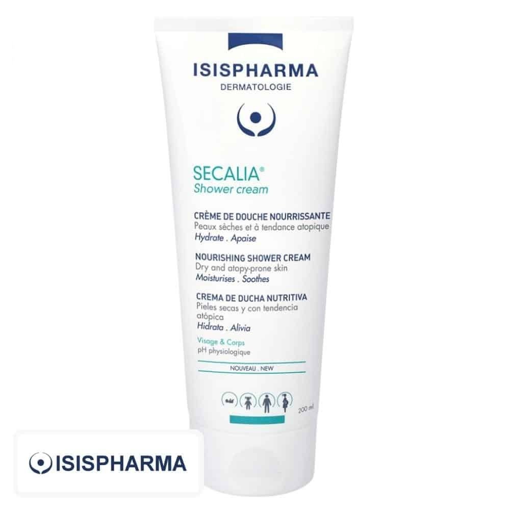 isispharma – secalia shower cream creme de douche nourrissante – 200ml