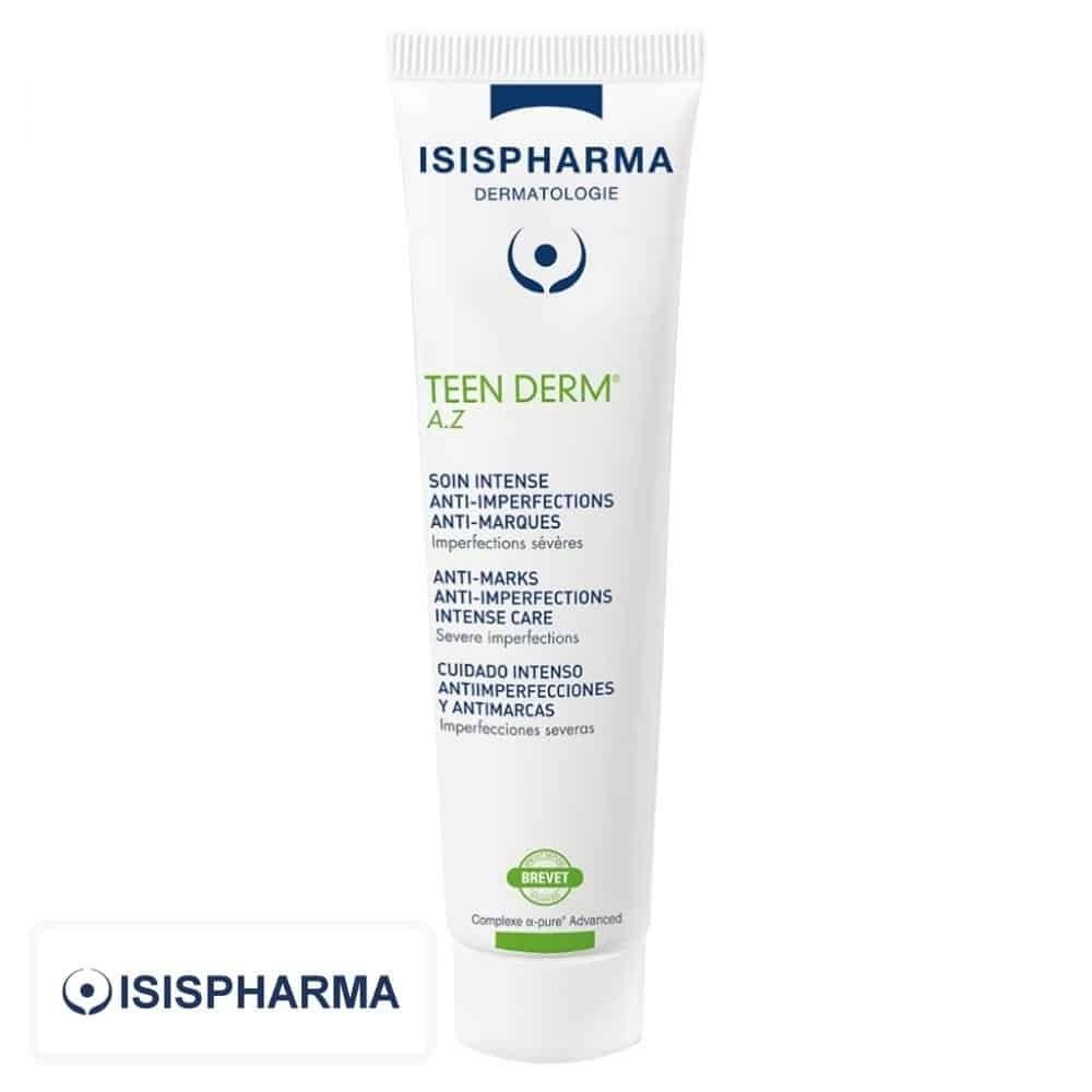 isispharma – teen derm a z soin intense anti imperfections anti marques – 30ml