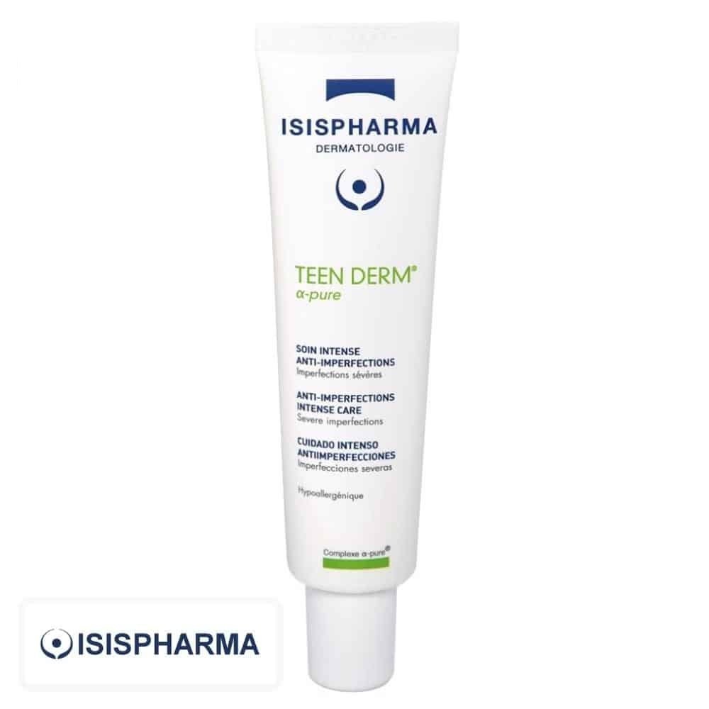isispharma – teen derm alpha pure soin intense anti imperfections – 30ml