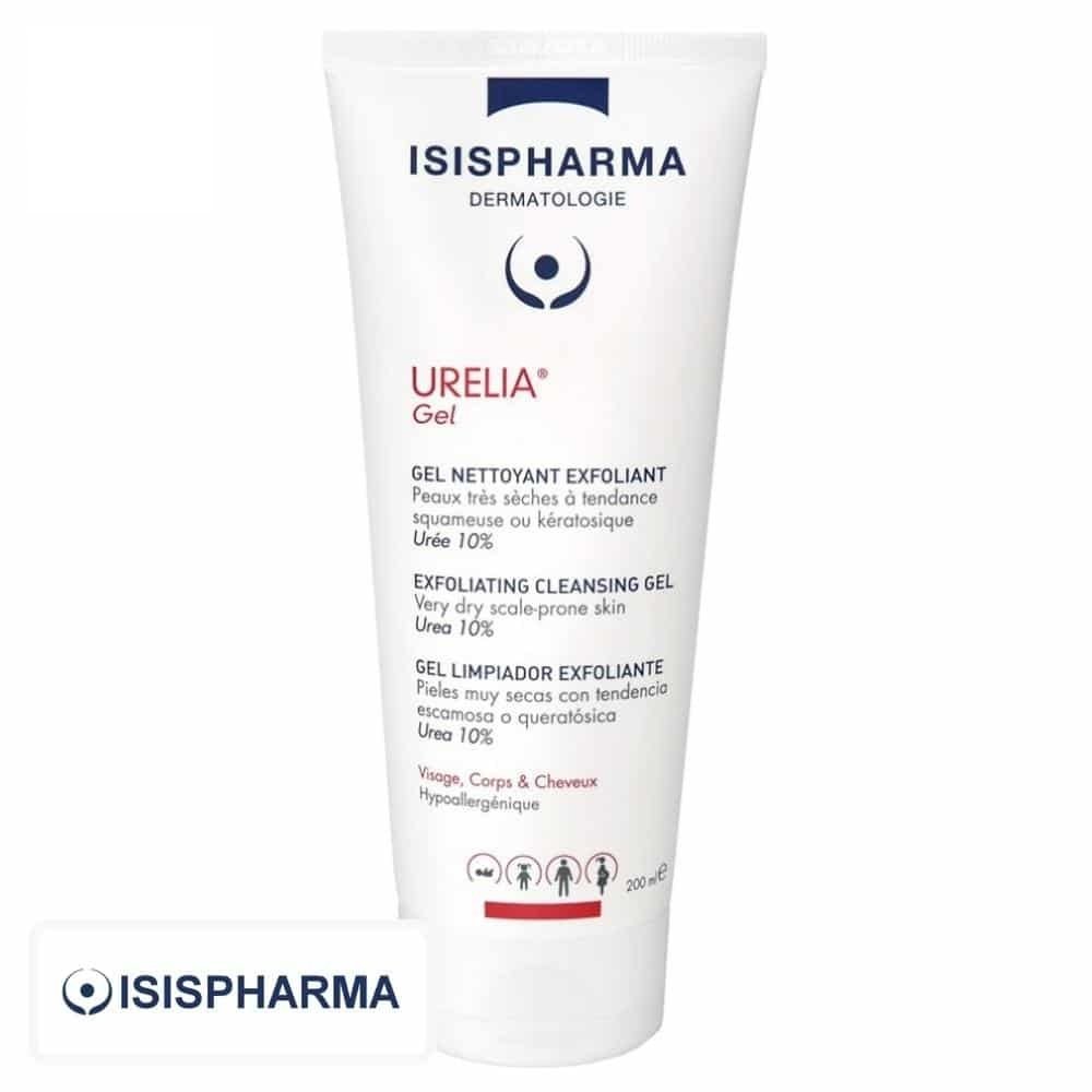 isispharma – urelia gel nettoyant exfoliant – 200ml