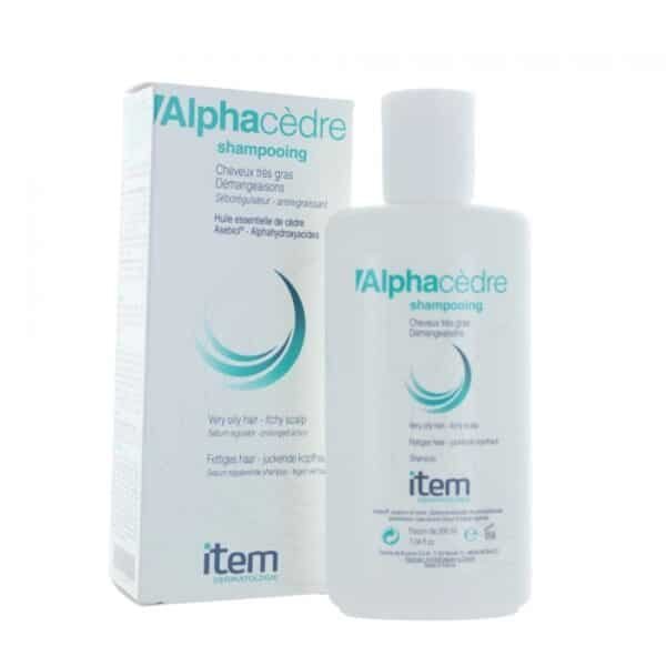 item – alphacedre shampoing demangeaisons cheveux tres gras – 200ml