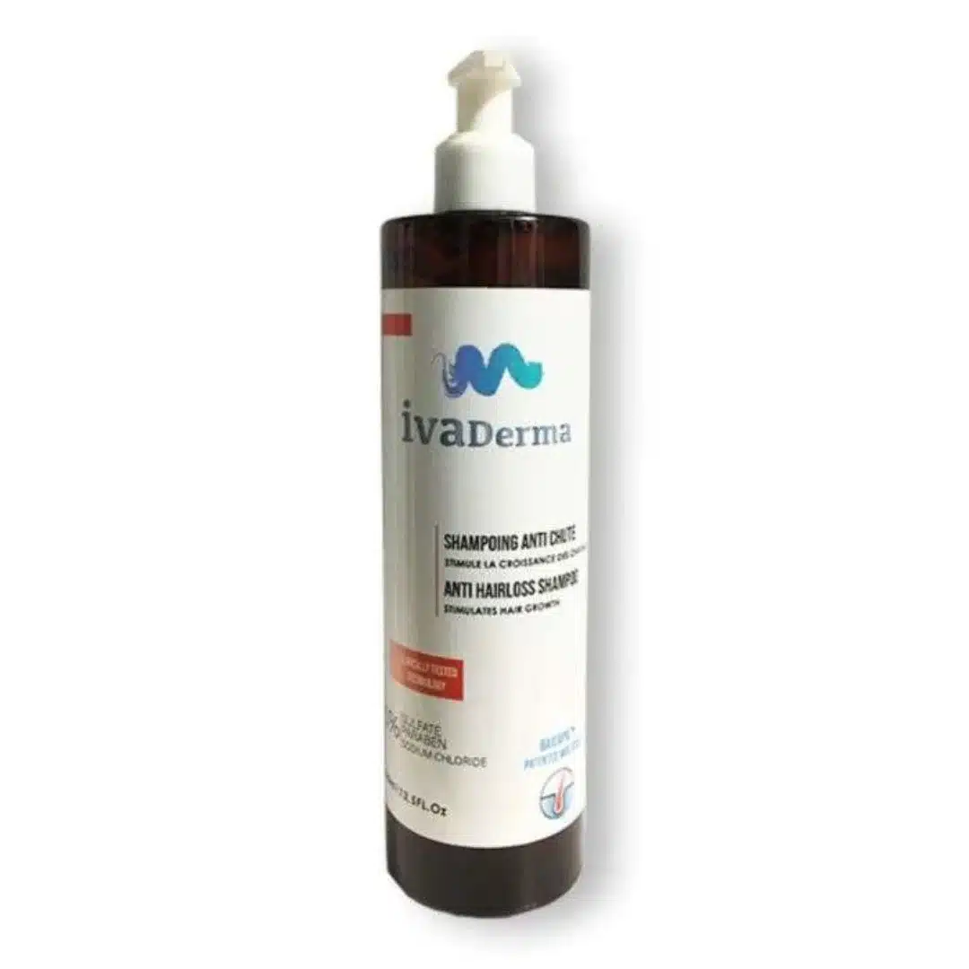 ivaderma – shampoing anti chute – 400ml