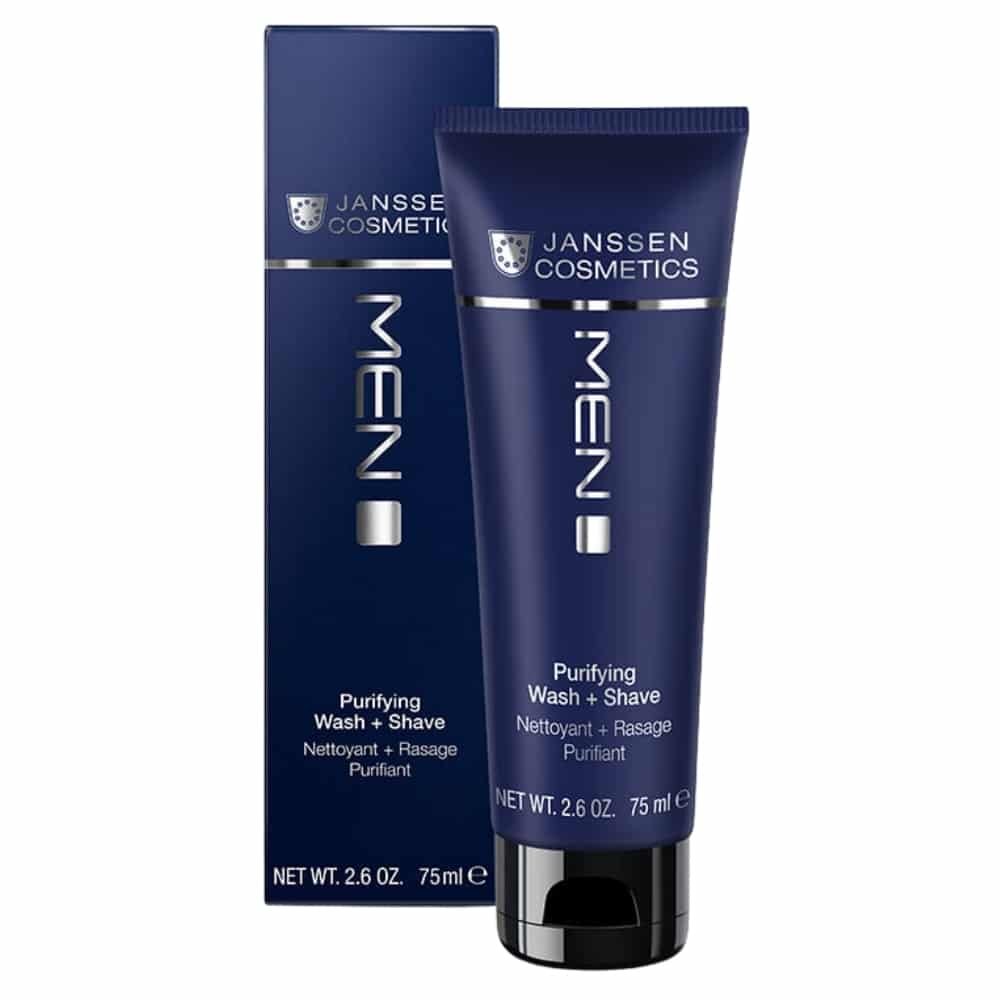 janssen cosmetics – (men) nettoyant + rasage purifiant – 75ml