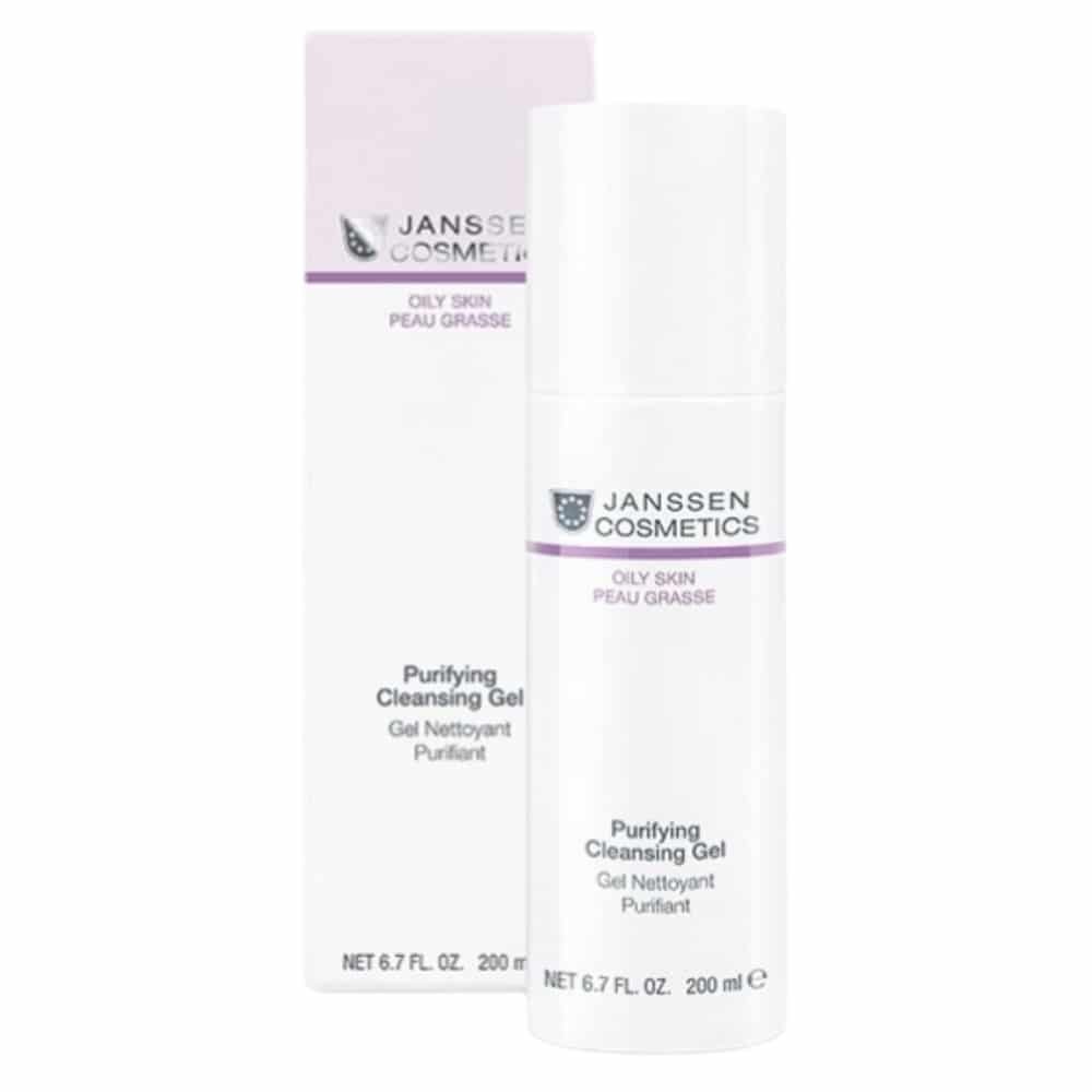 janssen cosmetics – (peau grasse) gel nettoyant purifiant – 200ml