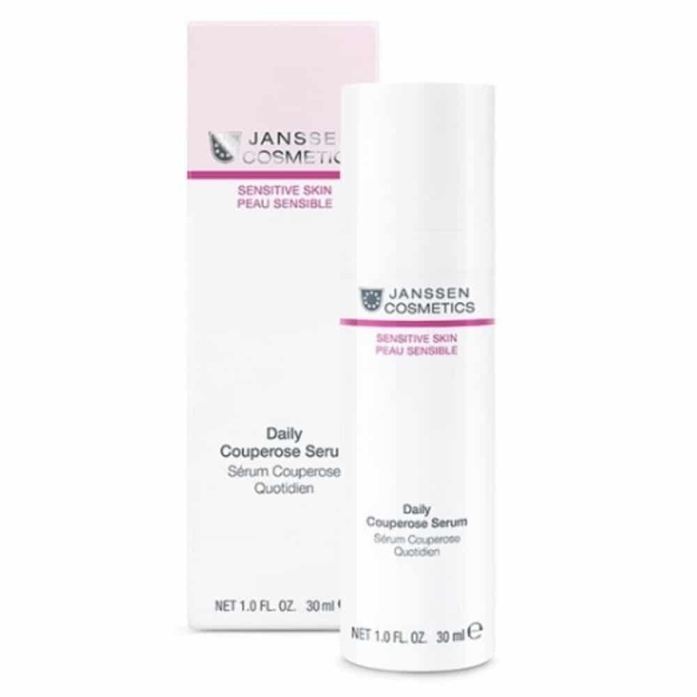 janssen cosmetics – (peau sensible) serum couperose quotidien – 30ml