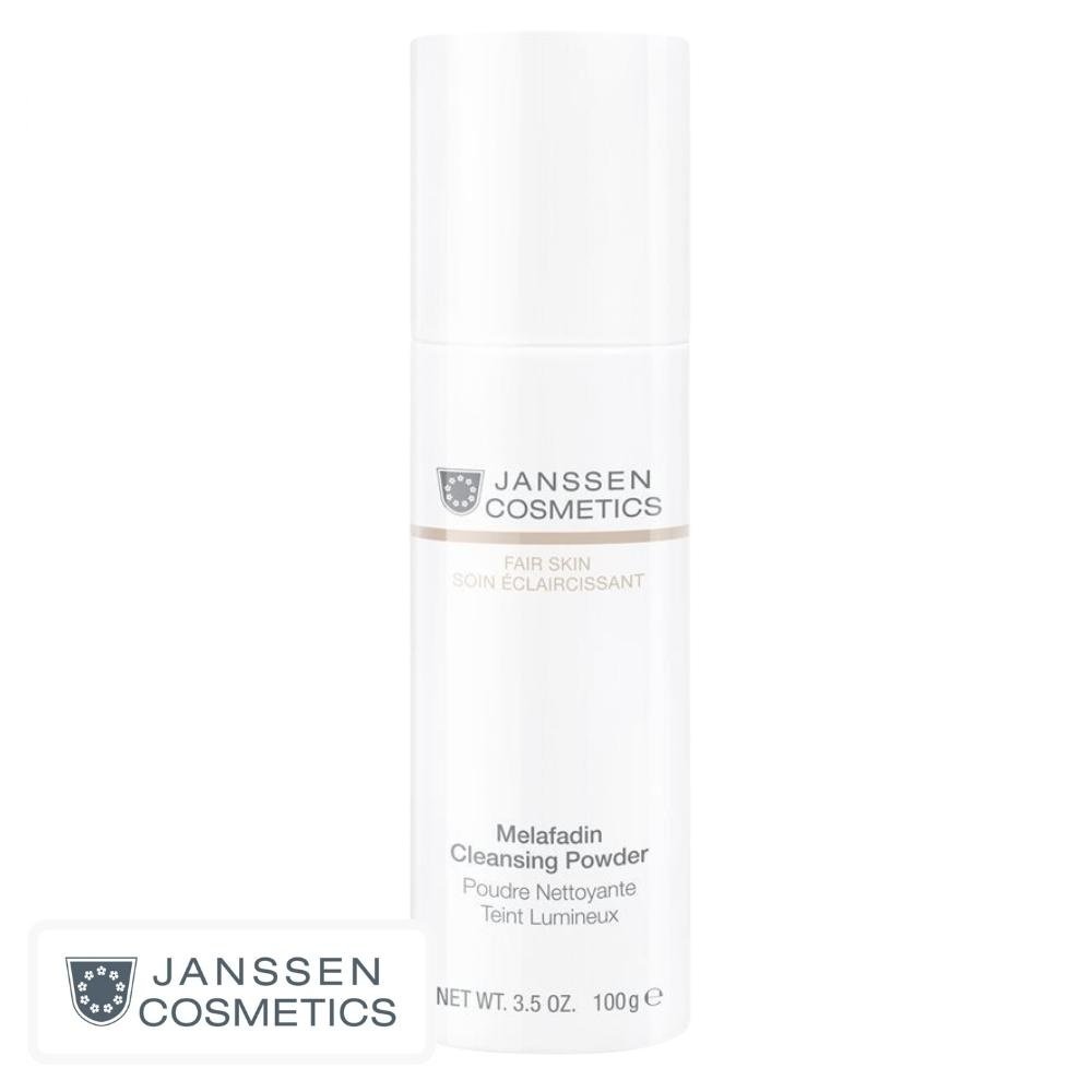 janssen cosmetics – (soin eclaircissant) melafadin poudre nettoyante teint lumineux – 100g
